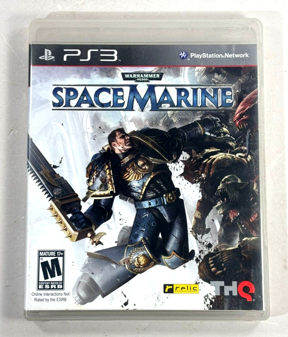 Warhammer 40,000: Space Marine (Sony PlayStation 3, 2011) PS3 CIB