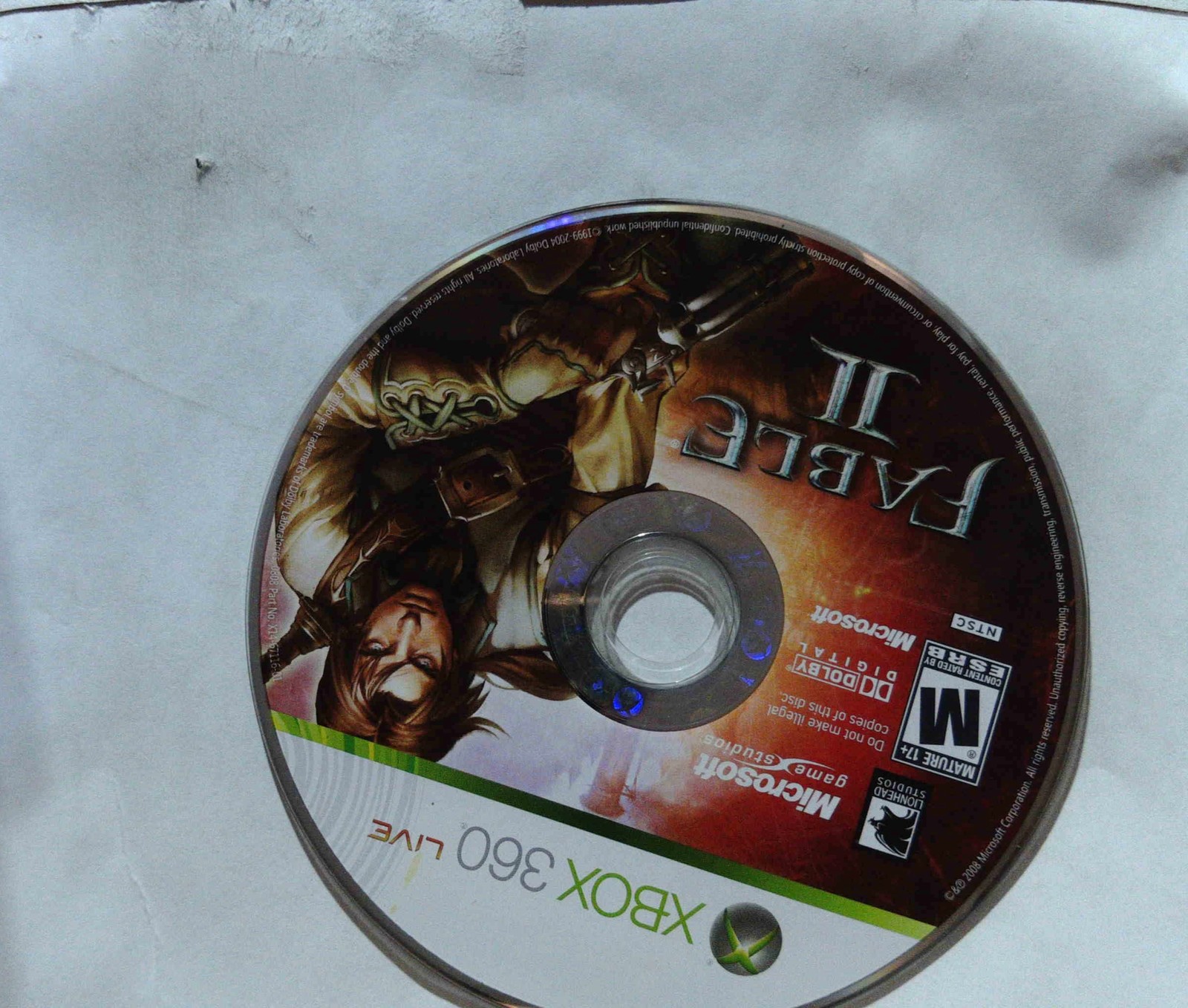 Fable II 2 Xbox 360 Microsoft Game Studios Action Role Playing (2008) [VG]