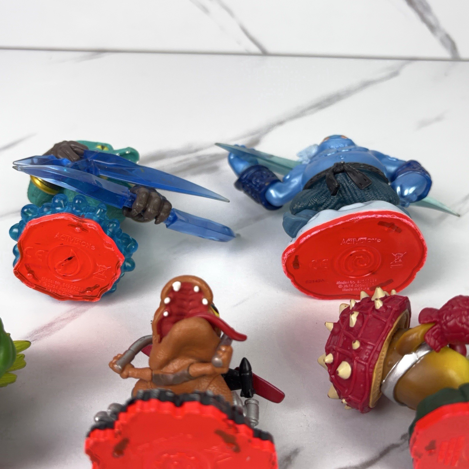 Lot of 5 Skylander’s Trap Team Figures Gusto Snapshot Food Fight Shroomboom