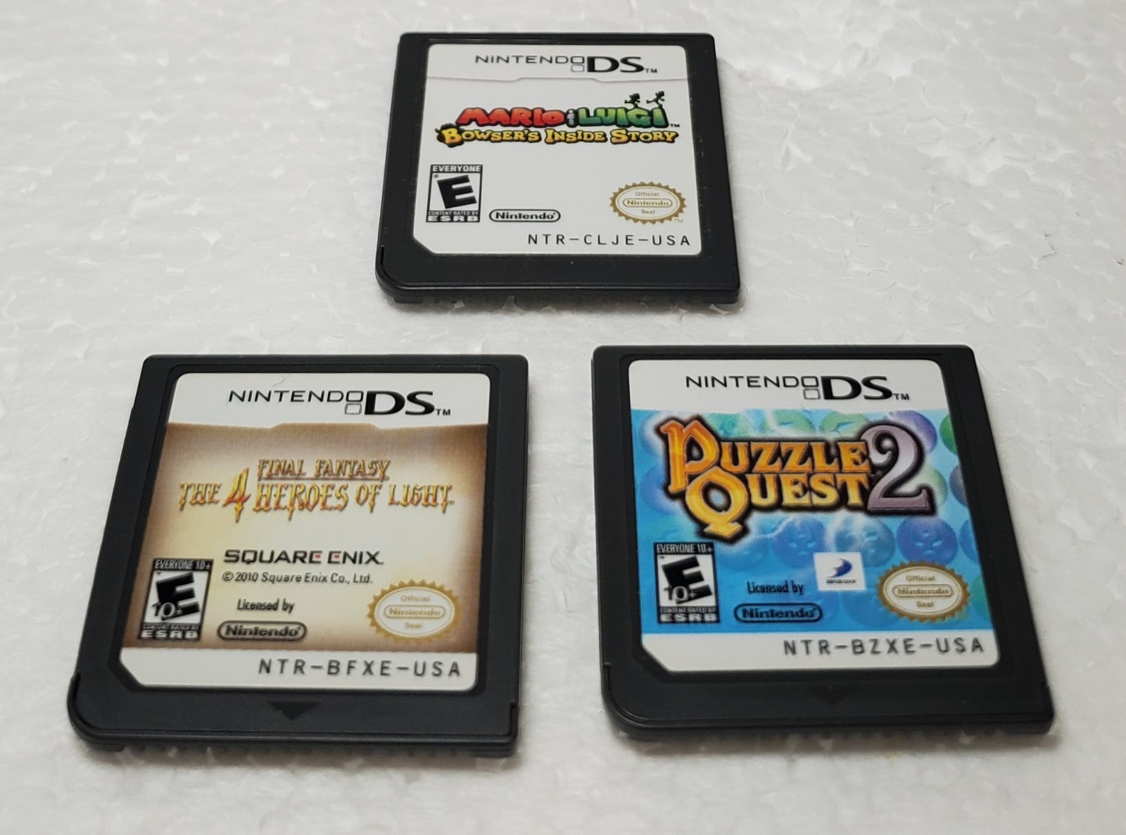 Nintendo DS Lite Onyx Black (USG-001) w OEM Accessories Bag & 3🔥 Games TESTED✅️
