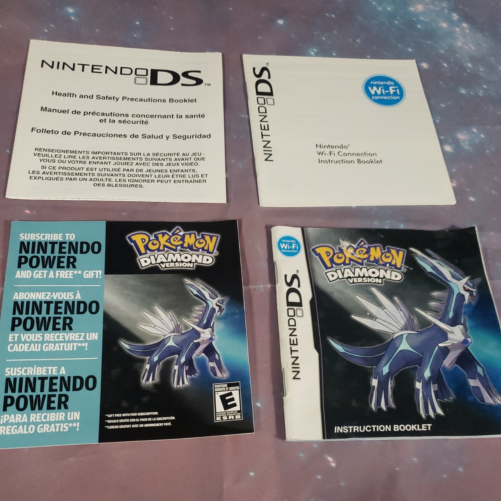 Pokémon Diamond Version DS w/ Case & Instructions Tested (See Pictures)