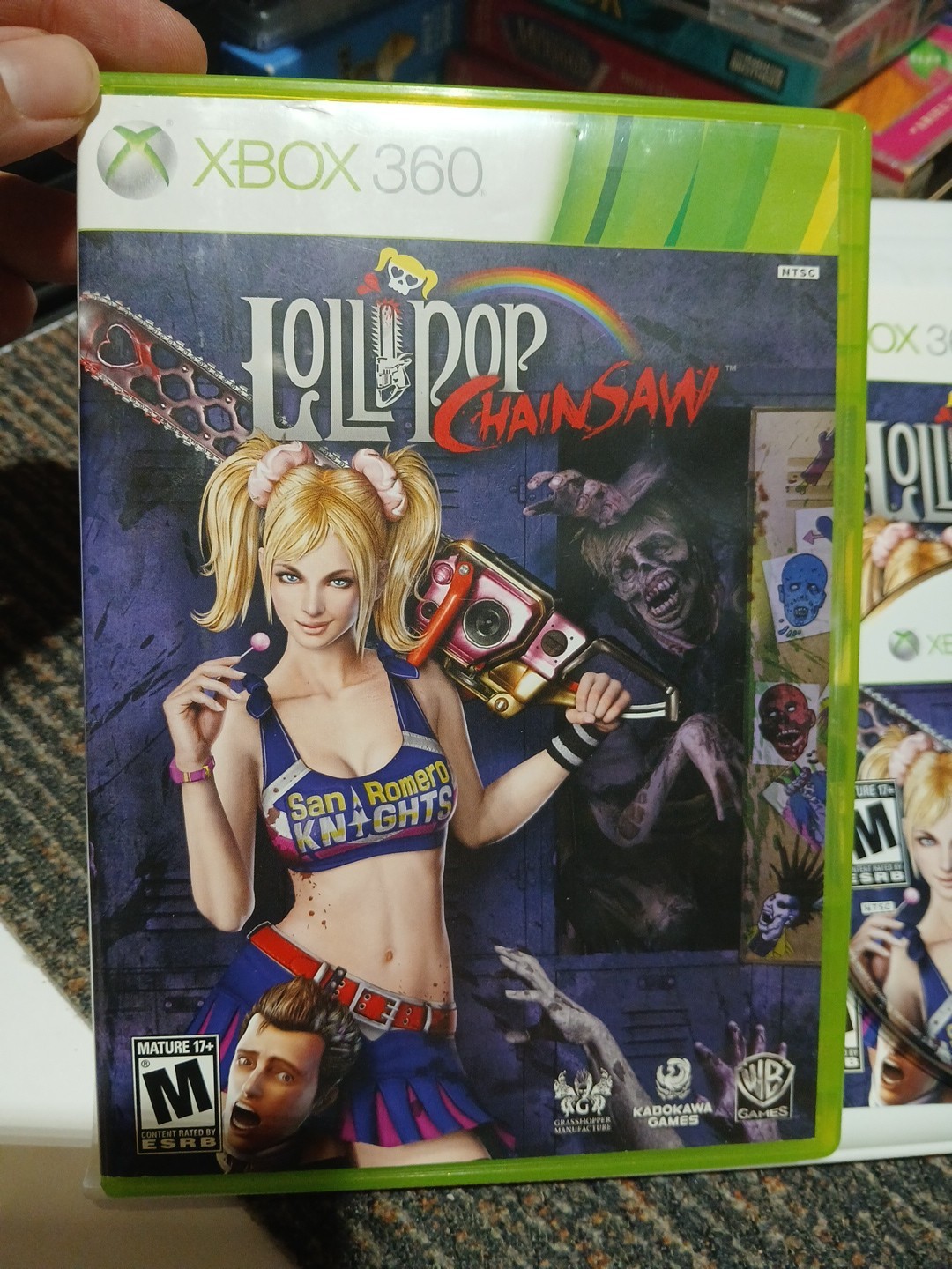 Lollipop Chainsaw (Microsoft Xbox 360, 2012) Complete CIB Tested Working