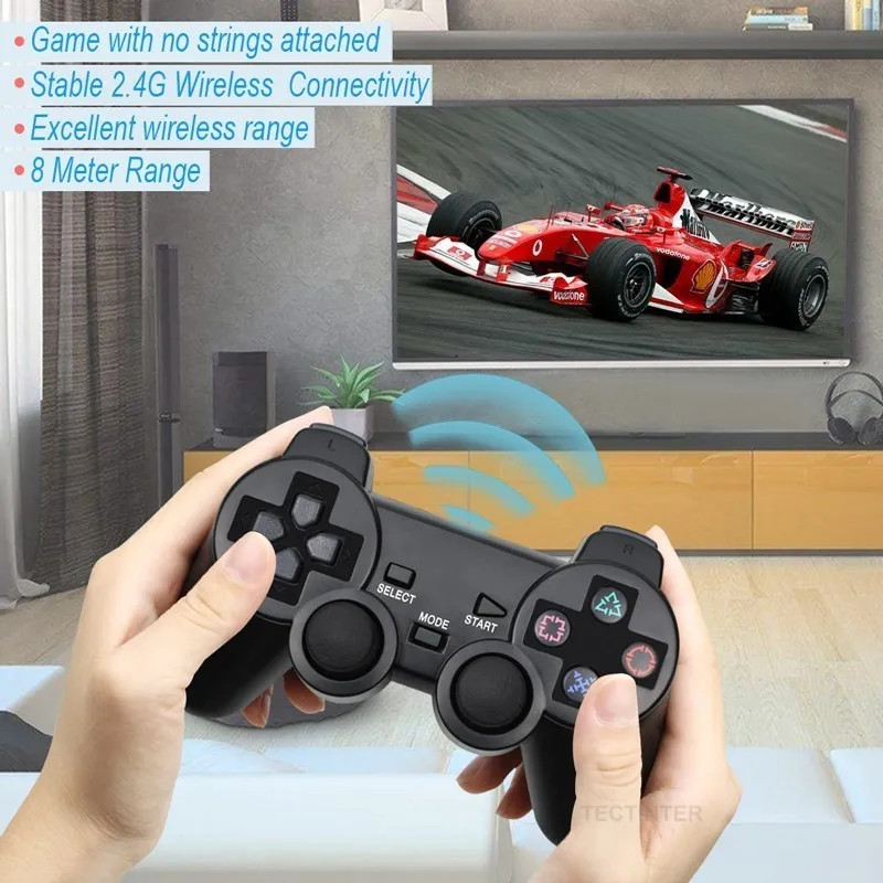 Wireless Gamepad for Sony PS2/PS1 Controller for Playstation 2 Console USB PC
