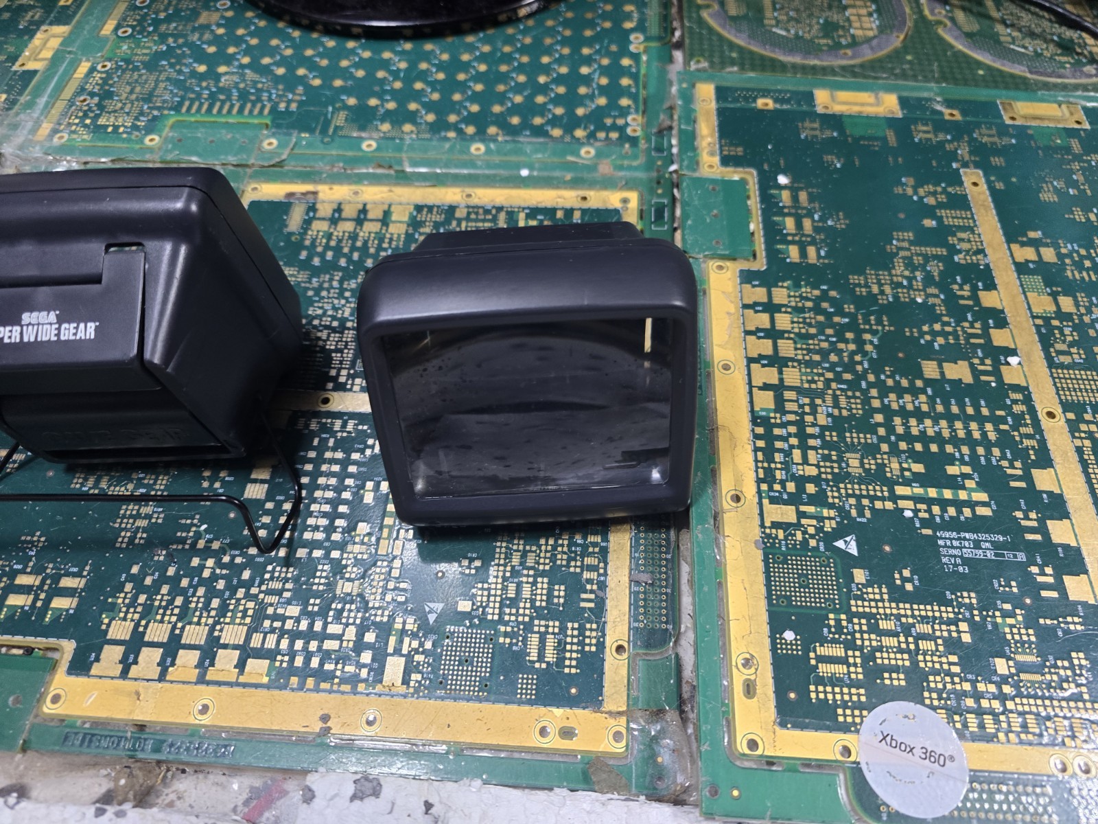 Sega Game Gear EXACT Super Wide Gear Magnifier Attachment x2-Intact w/Scratches