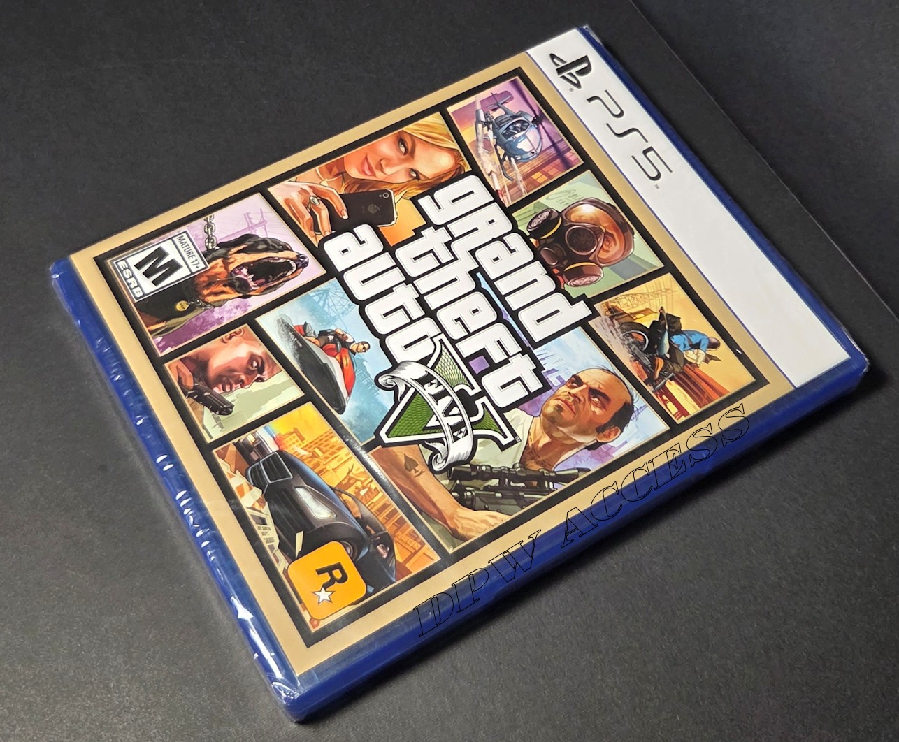 NEW GTA 5 Grand Theft Auto V PS5 PlayStation 5 Factory Sealed Rockstar Ships Box