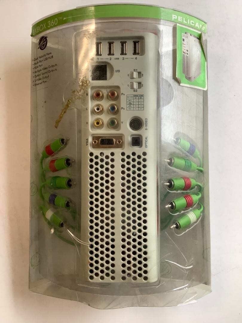 Pelican XBOX 360 Air Flo Cooler PL-3642 Multi USB/VGA Port Hub console cooling