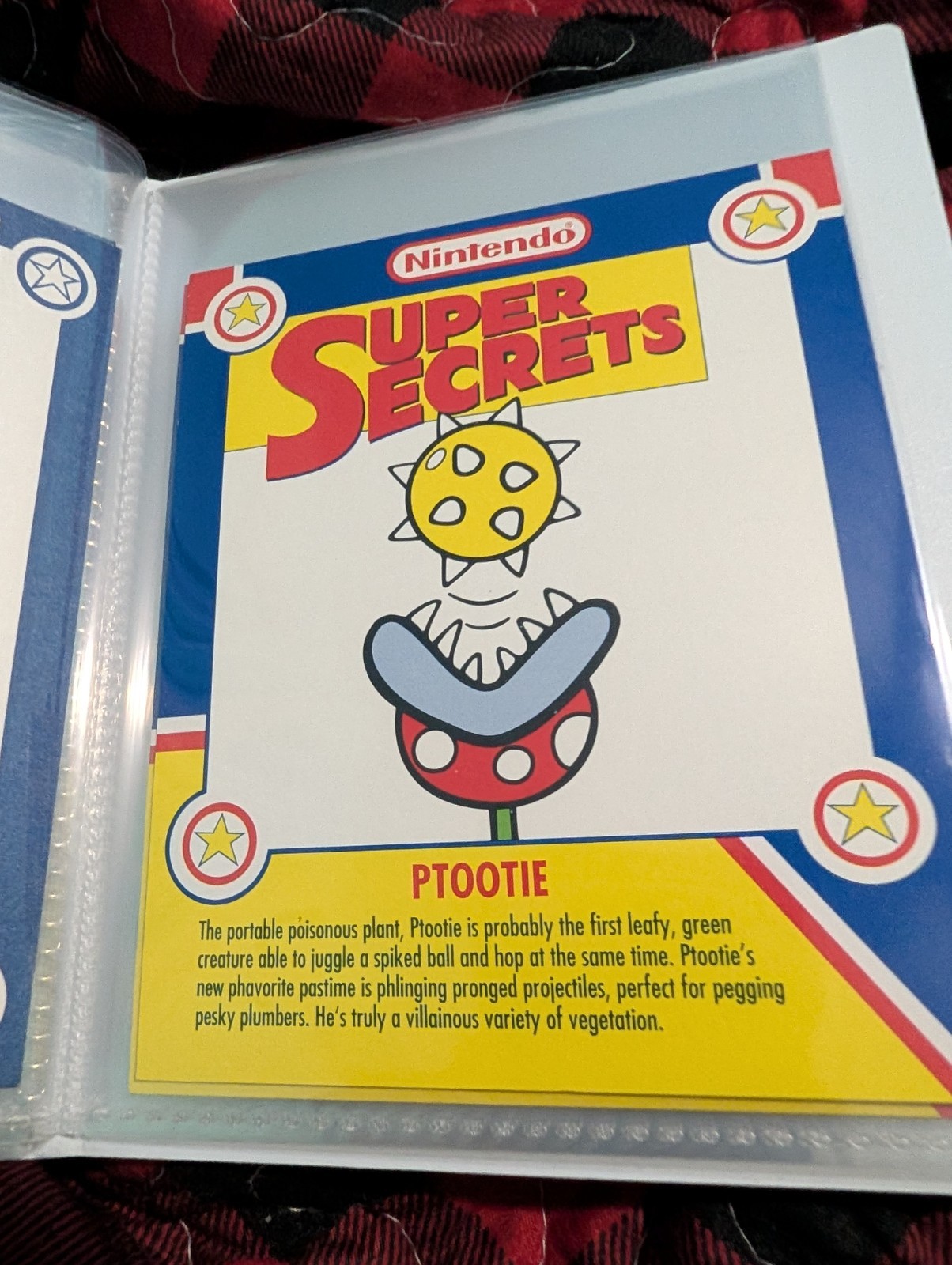 Super Mario Nintendo Secrets Pepsi Cards Complete Set In Notebook. Rare