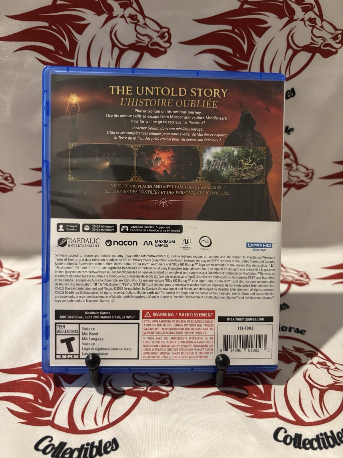Lord of the Rings: Gollum PlayStation 5 PS5 – Tested – Fast Free Shipping
