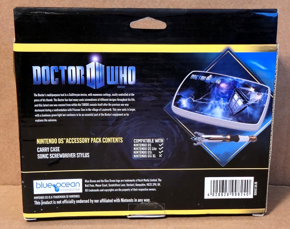 Doctor Who – Nintendo DS Accessory Pack – 2010 – New