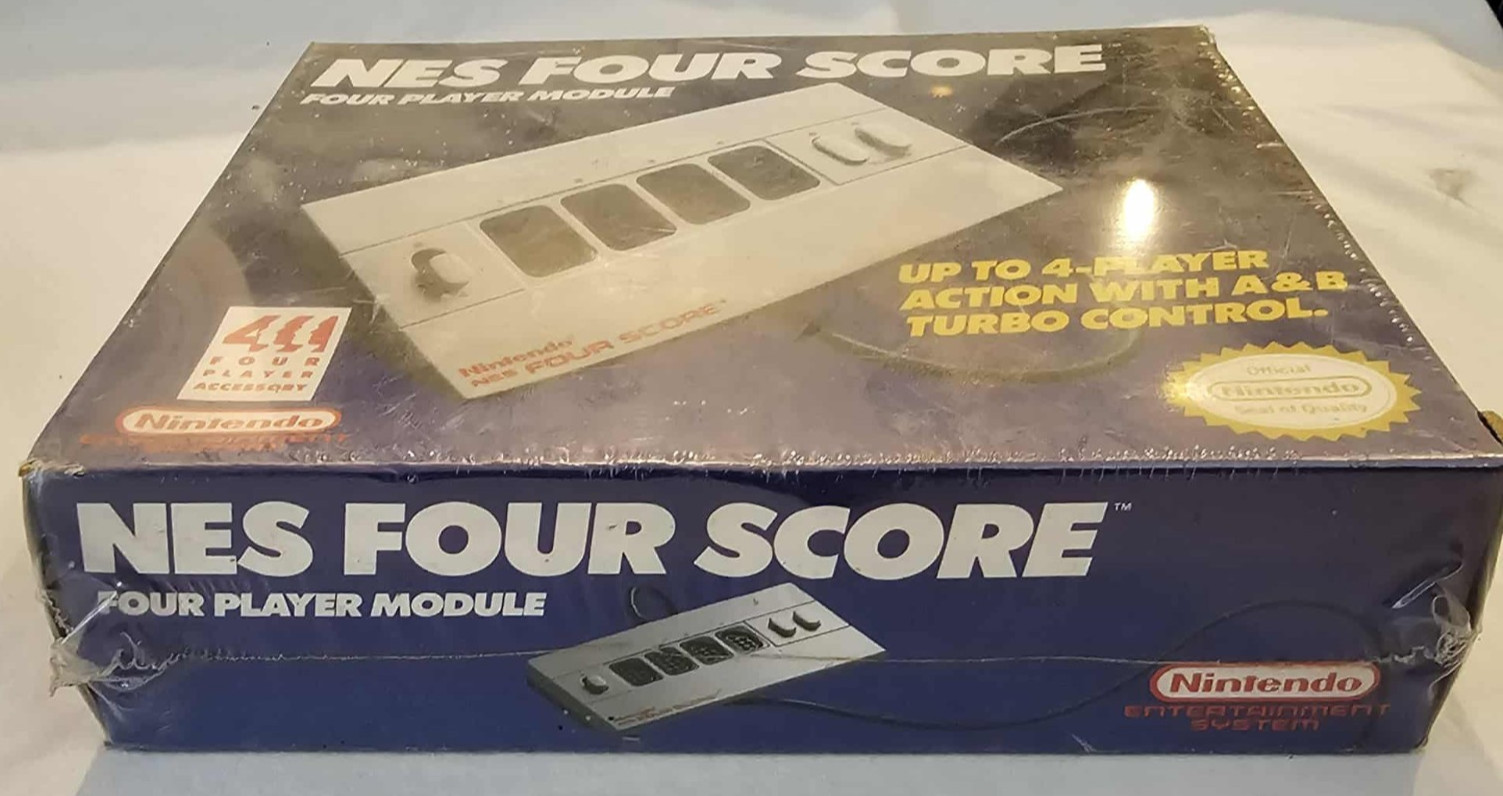 Brand New – Nintendo NES Four Score 4-Player Controller Adapter NES-034 – Sealed