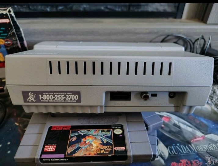 SUPER Nintendo SNES CONSOLE W/Mario Cart +5 game bundle 2 controllers *TESTED