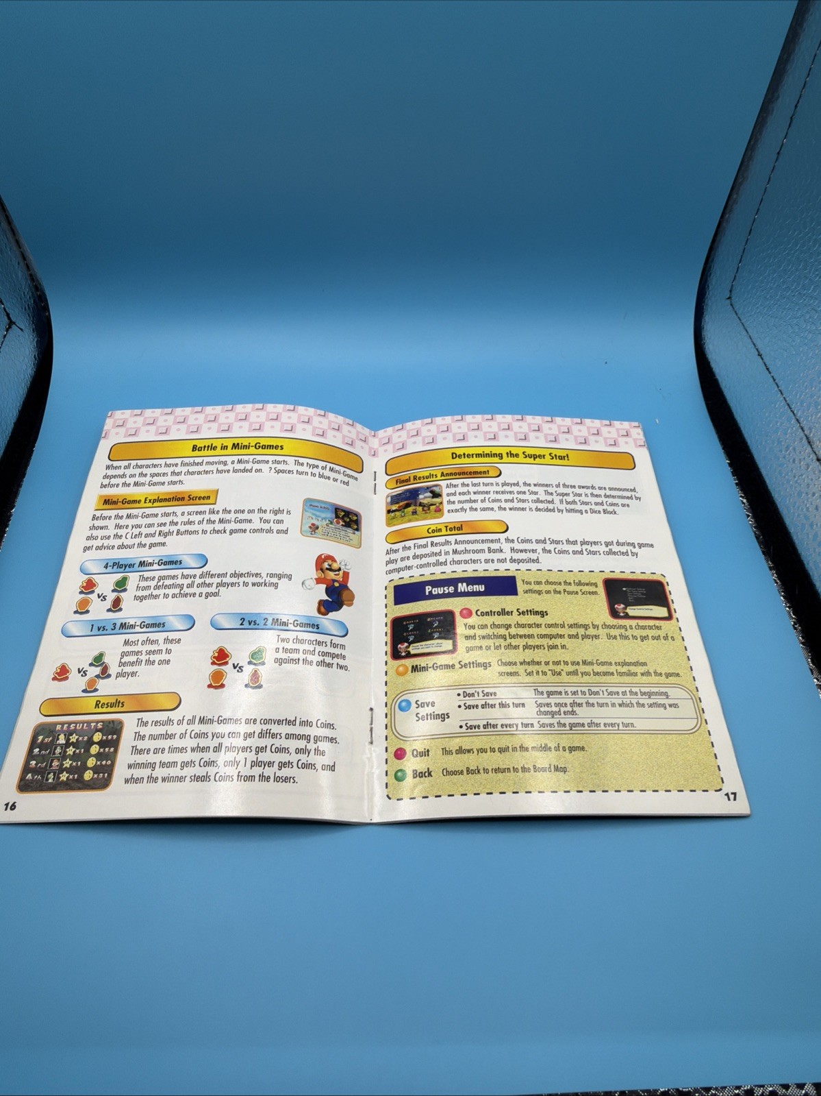 Mario Party 1 Nintendo 64 N64 Instruction Manual Booklet ONLY #B