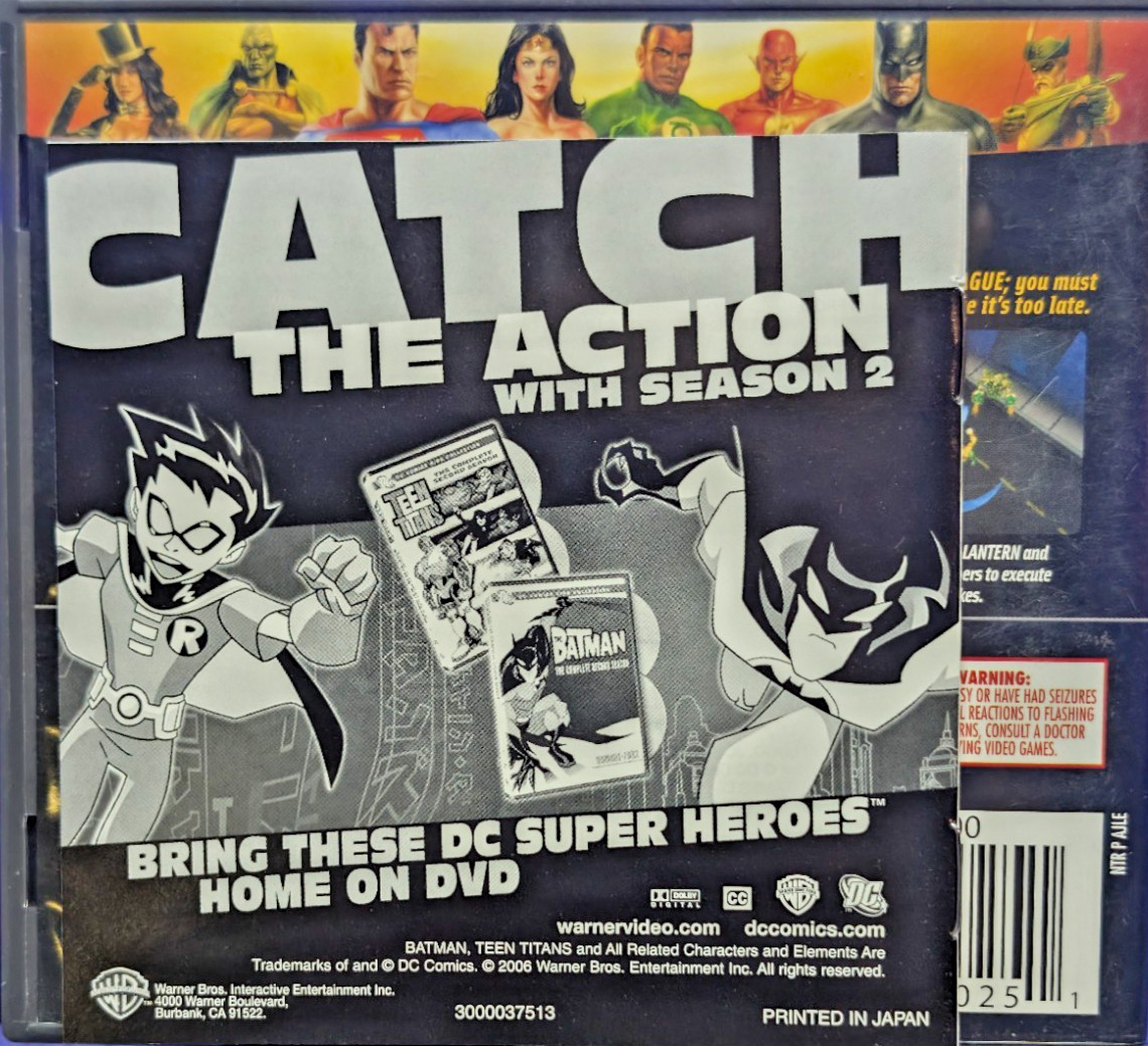 Justice League Heroes (Nintendo DS, 2006) DC Comics CIB Complete