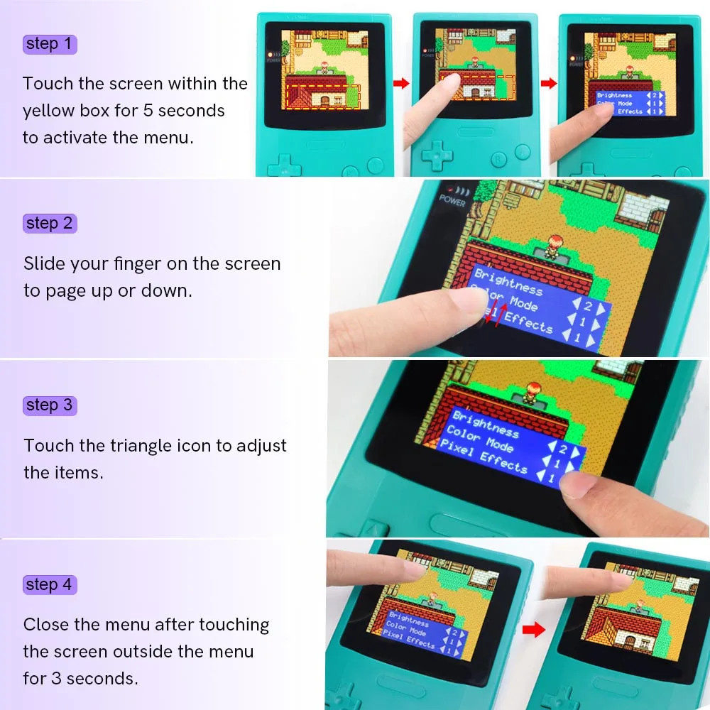 Laminated OLED Screen – Suicune Game Boy Color – New Speaker, Recapped