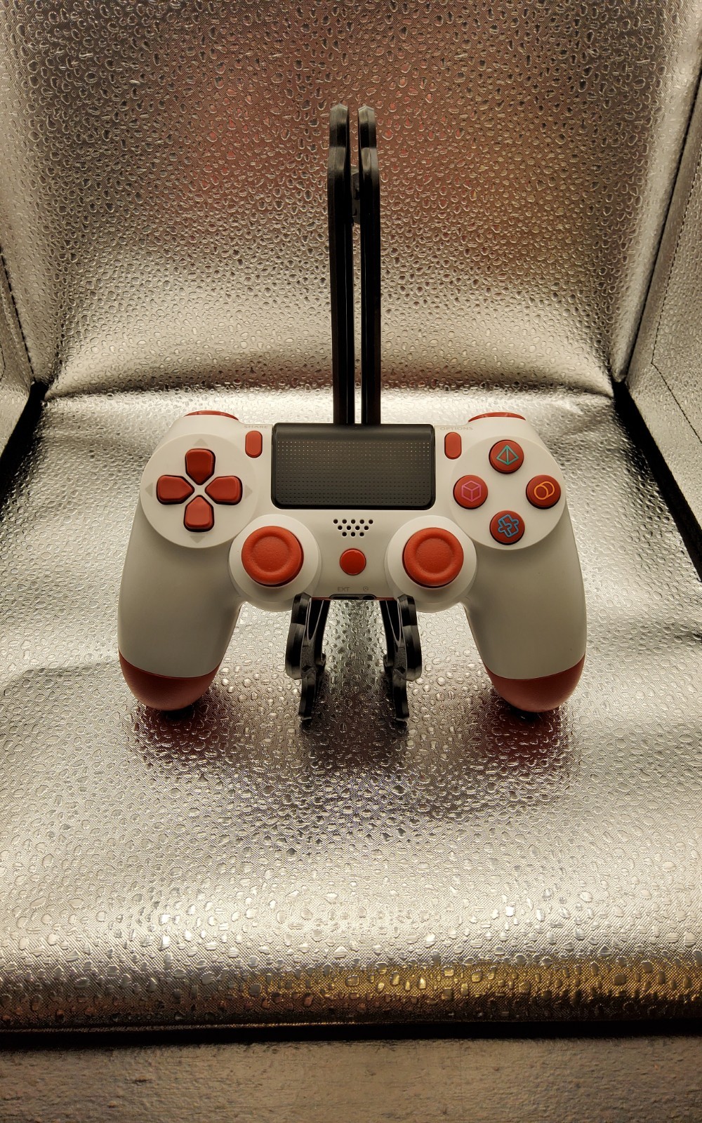 Red/White Wireless Controller for PS4 Non OEM