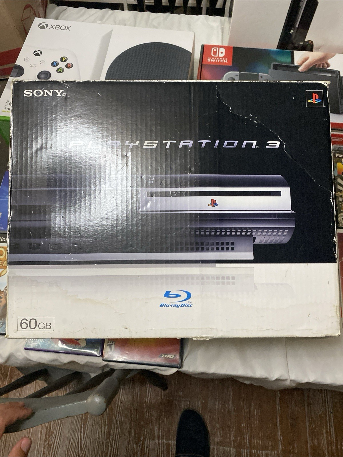 Console Box Video Game Box And Manual Lot Only No Games Or Systems