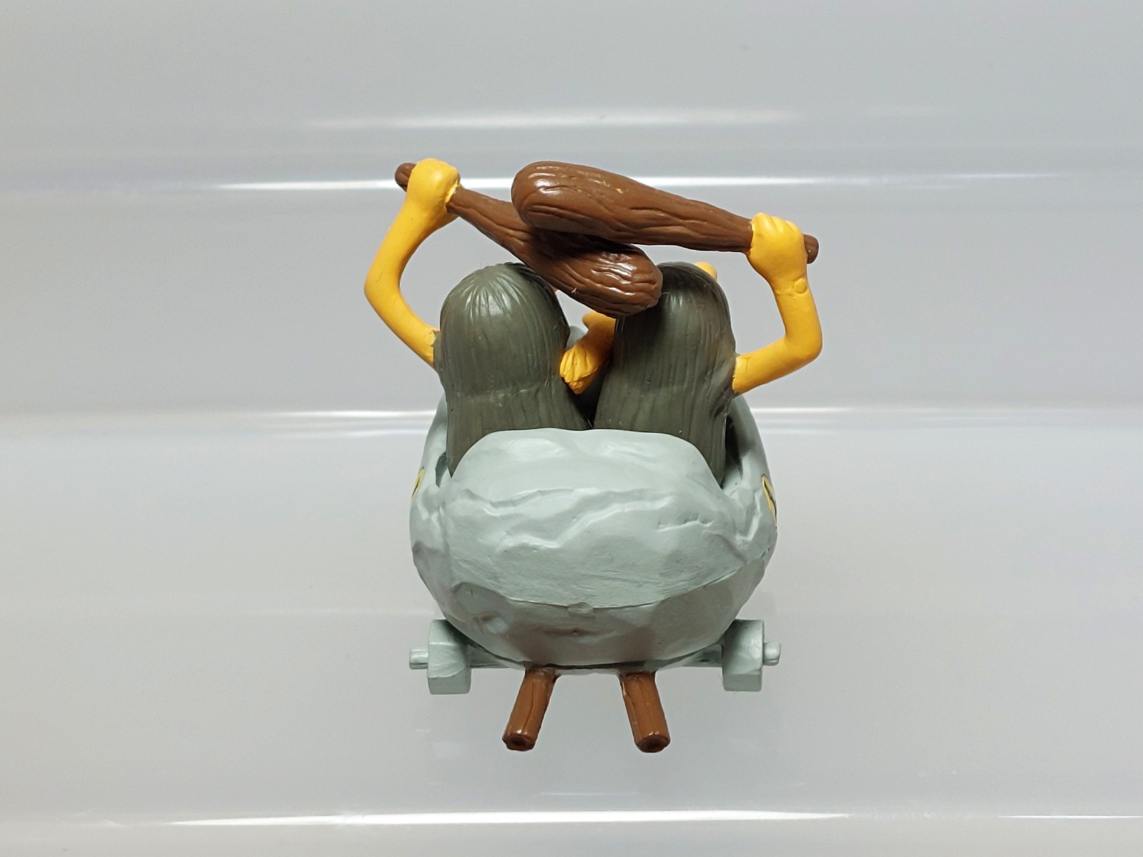 Wacky Races HG Series Boulder Mobile Vehicle Figure Bandai 2000 Japan H03 1.7in