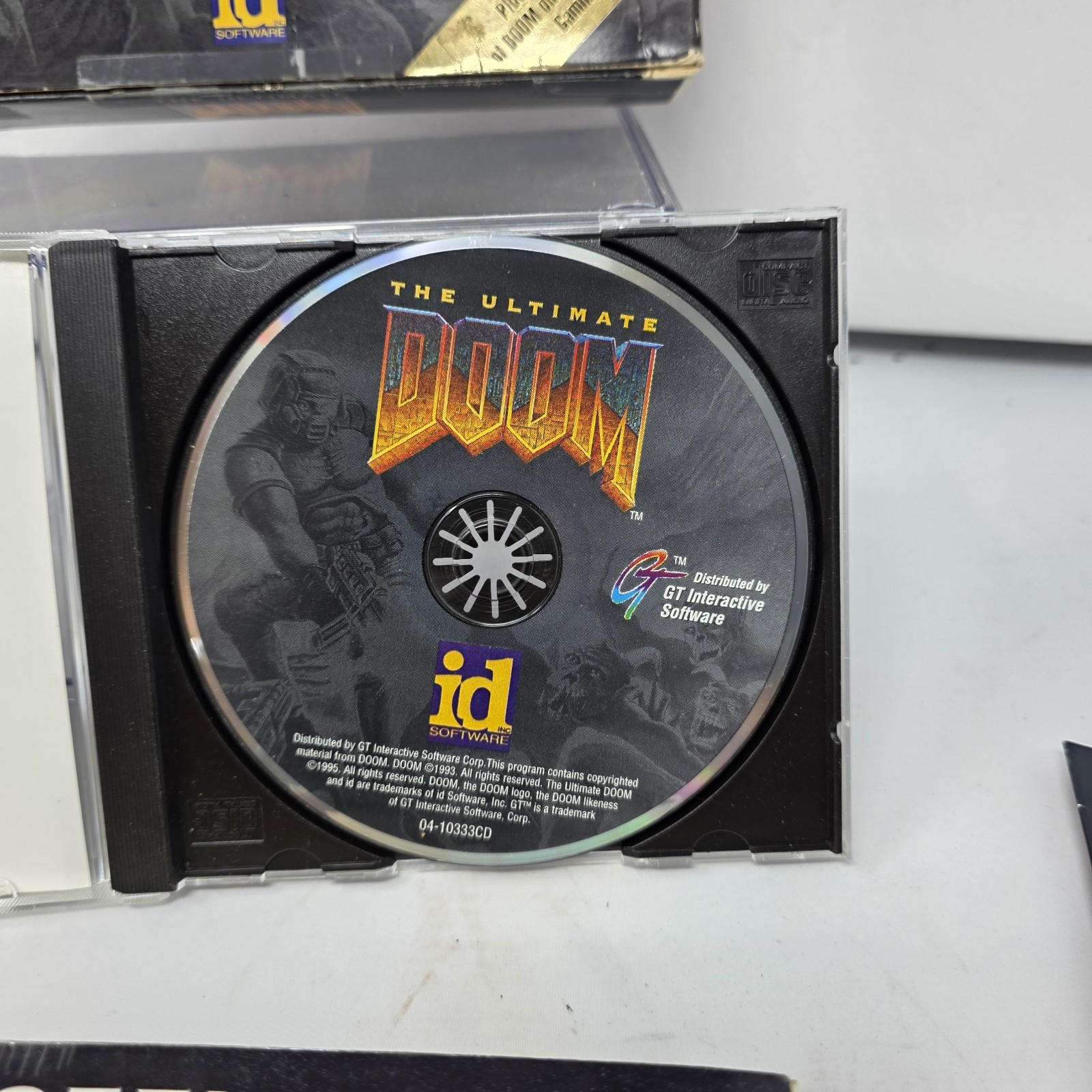 The Ultimate Doom PC Big Box 1995 CIB Complete w/ Poster Receipt Strategy Guide