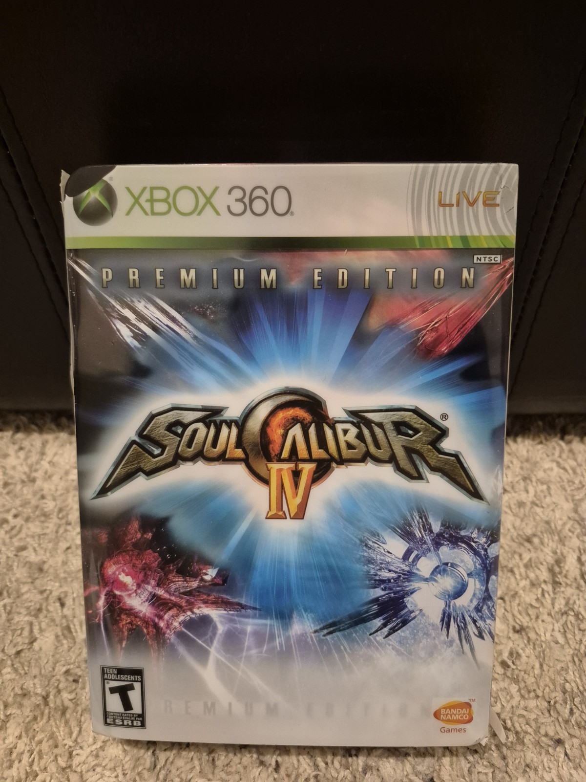 Soul Calibur IV (4) Premium Edition. Shirt Still Sealed!. (Xbox 360)