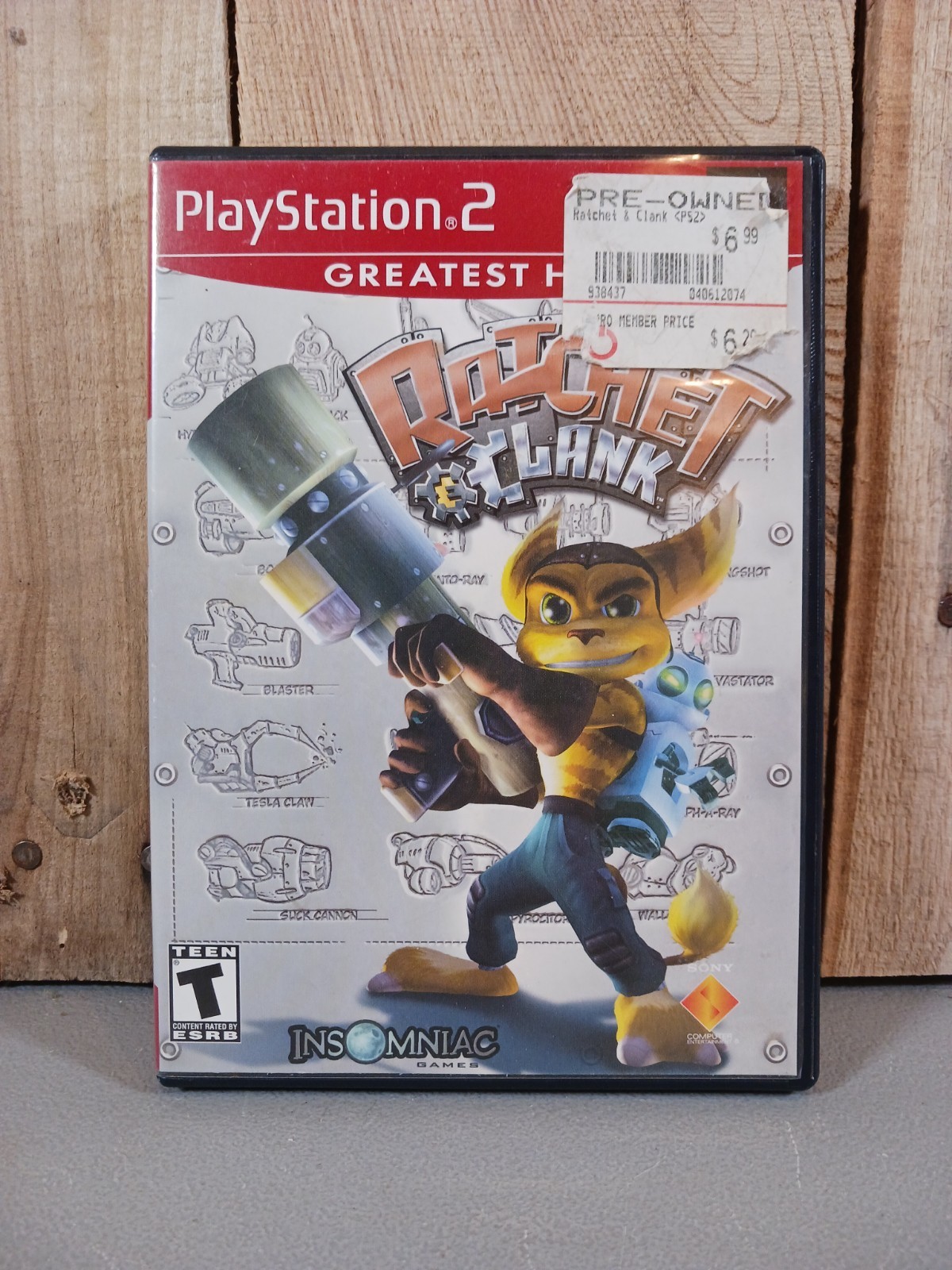 RATCHET & CLANK – PLAYSTATION 2 – PS2 No Manual FREE SHIPPING