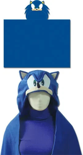 Sonic The Hedgehog Hoodie Blanket 57″ x 41″