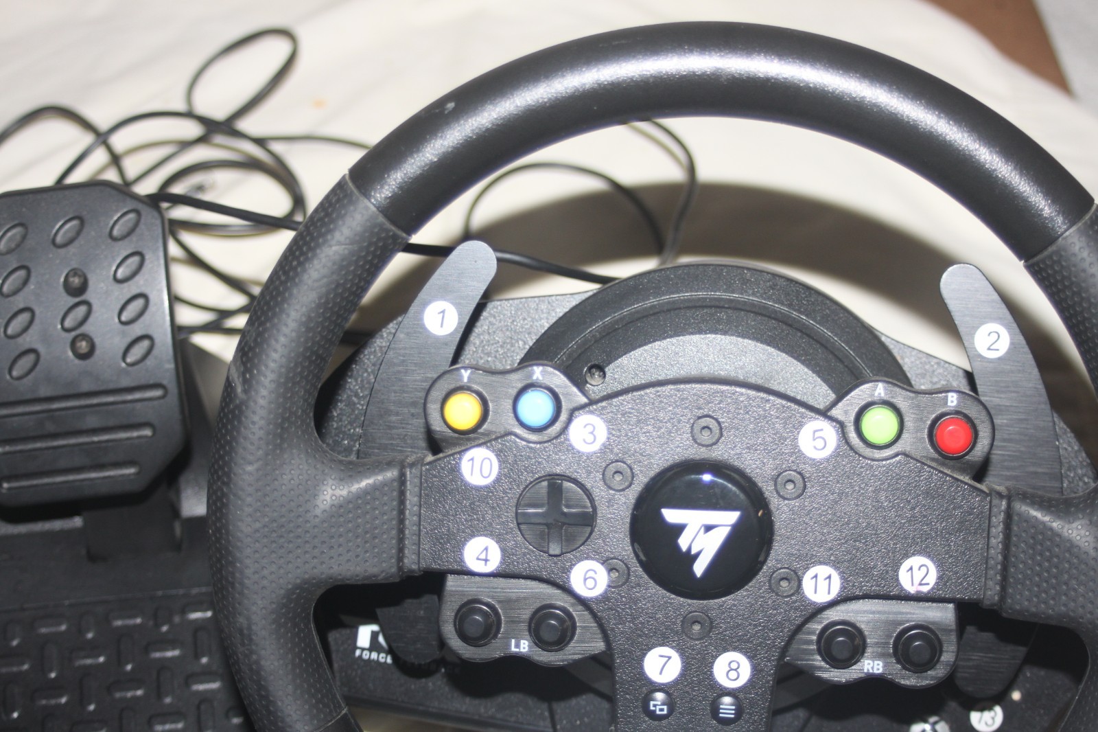 Thrustmaster TMX Force Racing Wheel with 2 Pedal Set for Xbox One – Black