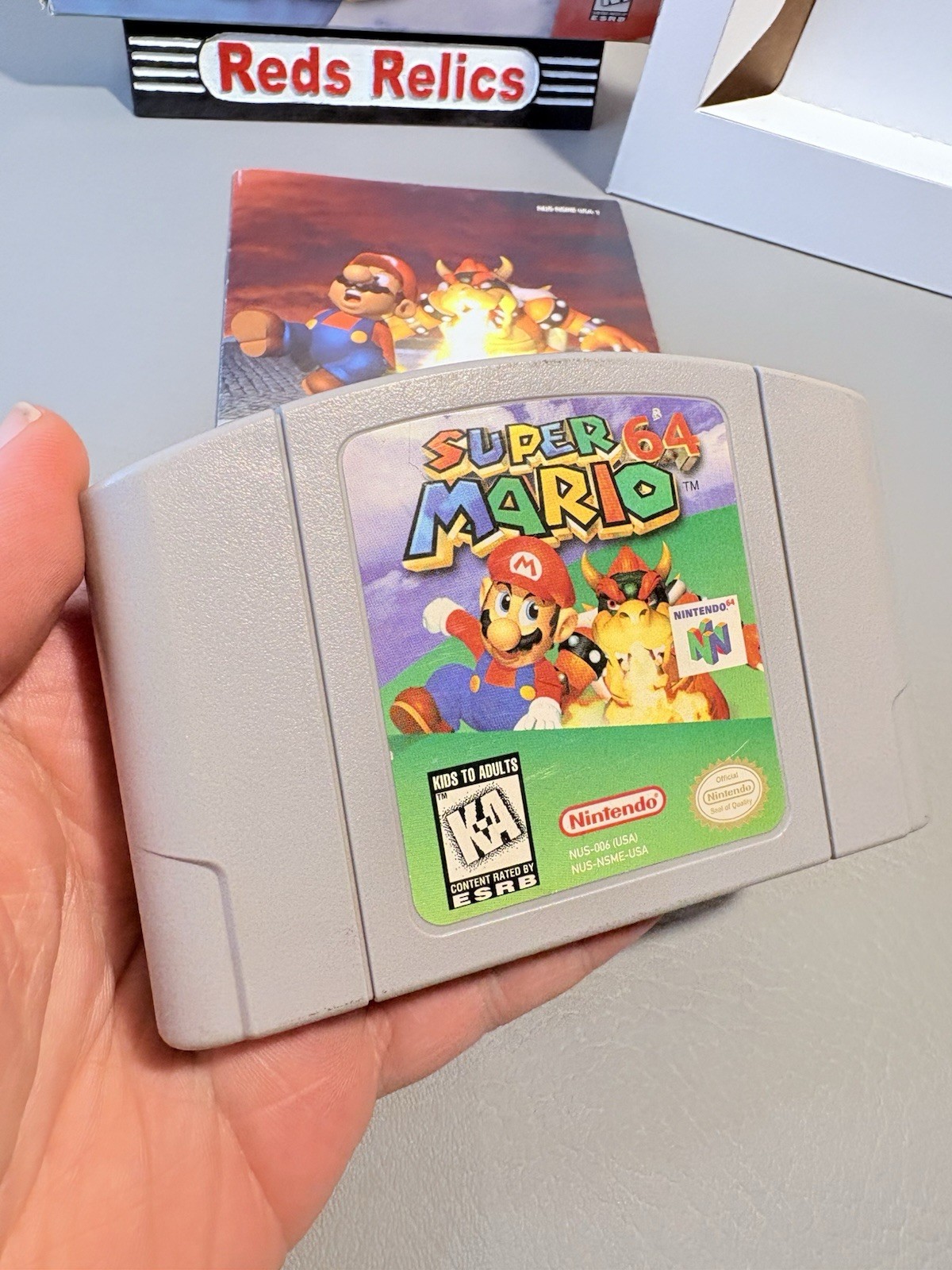 Super Mario 64 Nintendo N64 1996 Complete CIB – Authentic – Very Good Condition