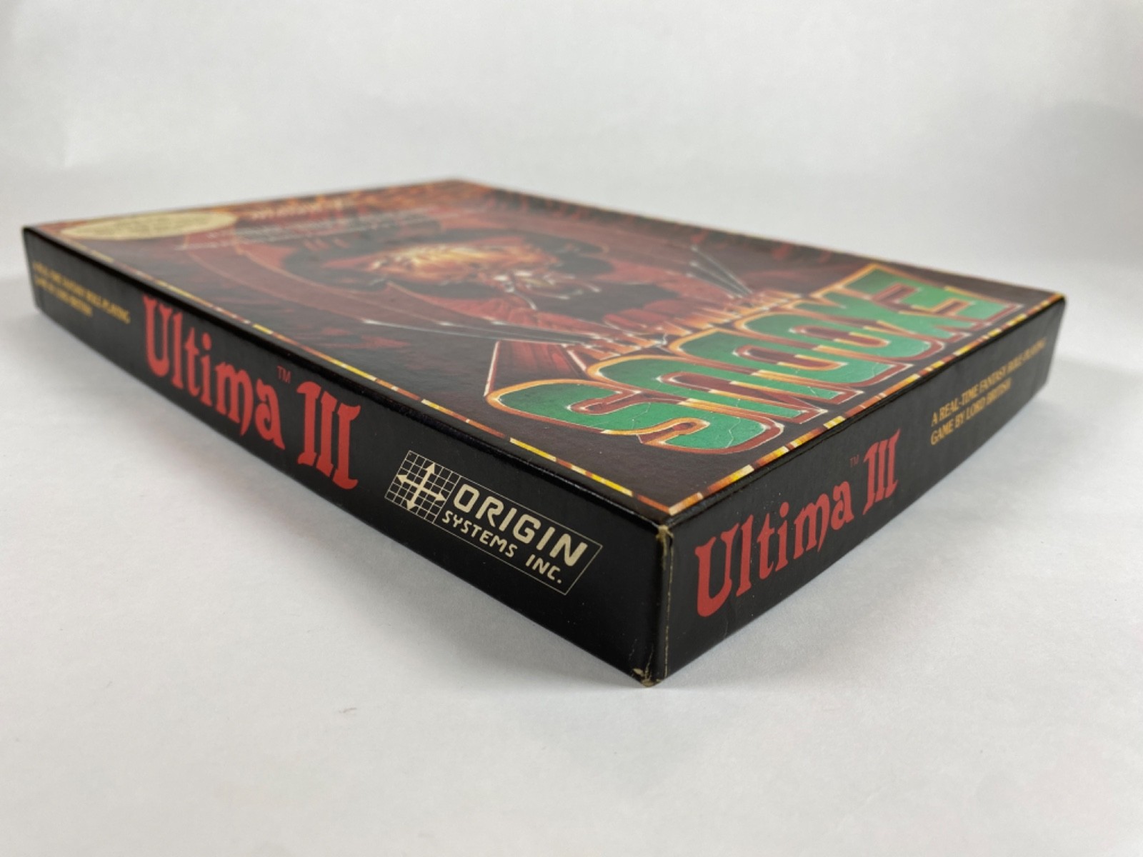 Ultima III Exodus Atari 800 XL XE COMPLETE Cloth Map Origin Systems Lord British