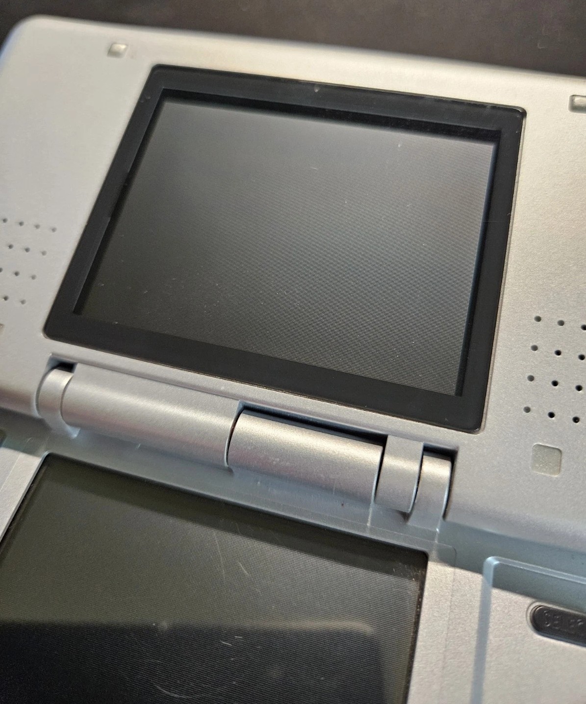 Nintendo DS Original NTR-001 Console Silver Tested W/ Stylus and 5 games
