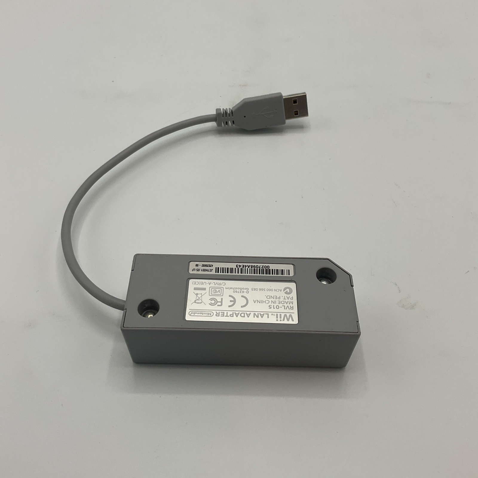 Nintendo Switch/Wii/Wii U LAN Adapter RVL-015 US Seller OFFICIAL
