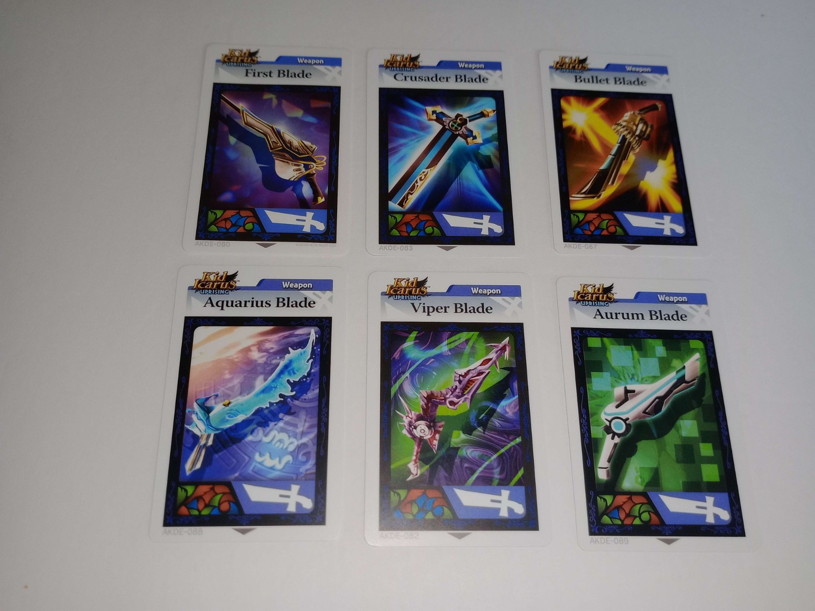Nintendo 3DS Kid Icarus Uprising AR Cards Lot 32 Count Excellent Condition