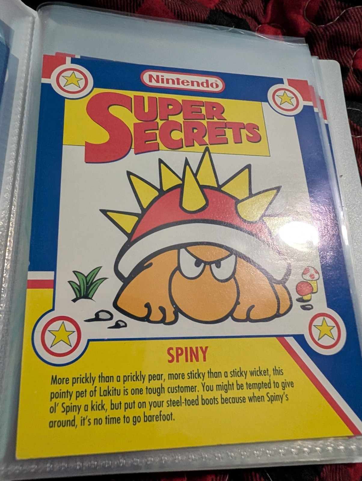 Super Mario Nintendo Secrets Pepsi Cards Complete Set In Notebook. Rare
