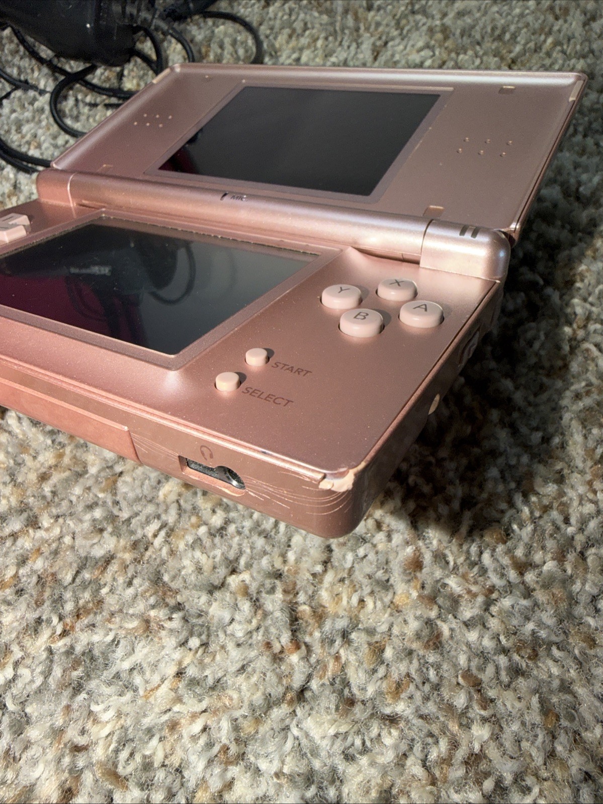 Nintendo DS Lite Console USG-001 with charger Case – Pink With 9 Games
