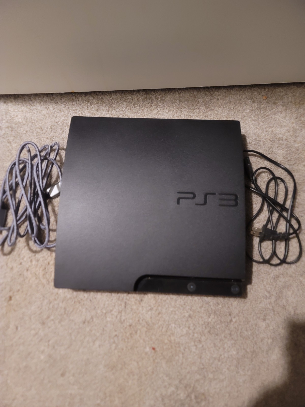 Sony PlayStation 3 Slim Console With 10 Games Work Great,third Party Controller