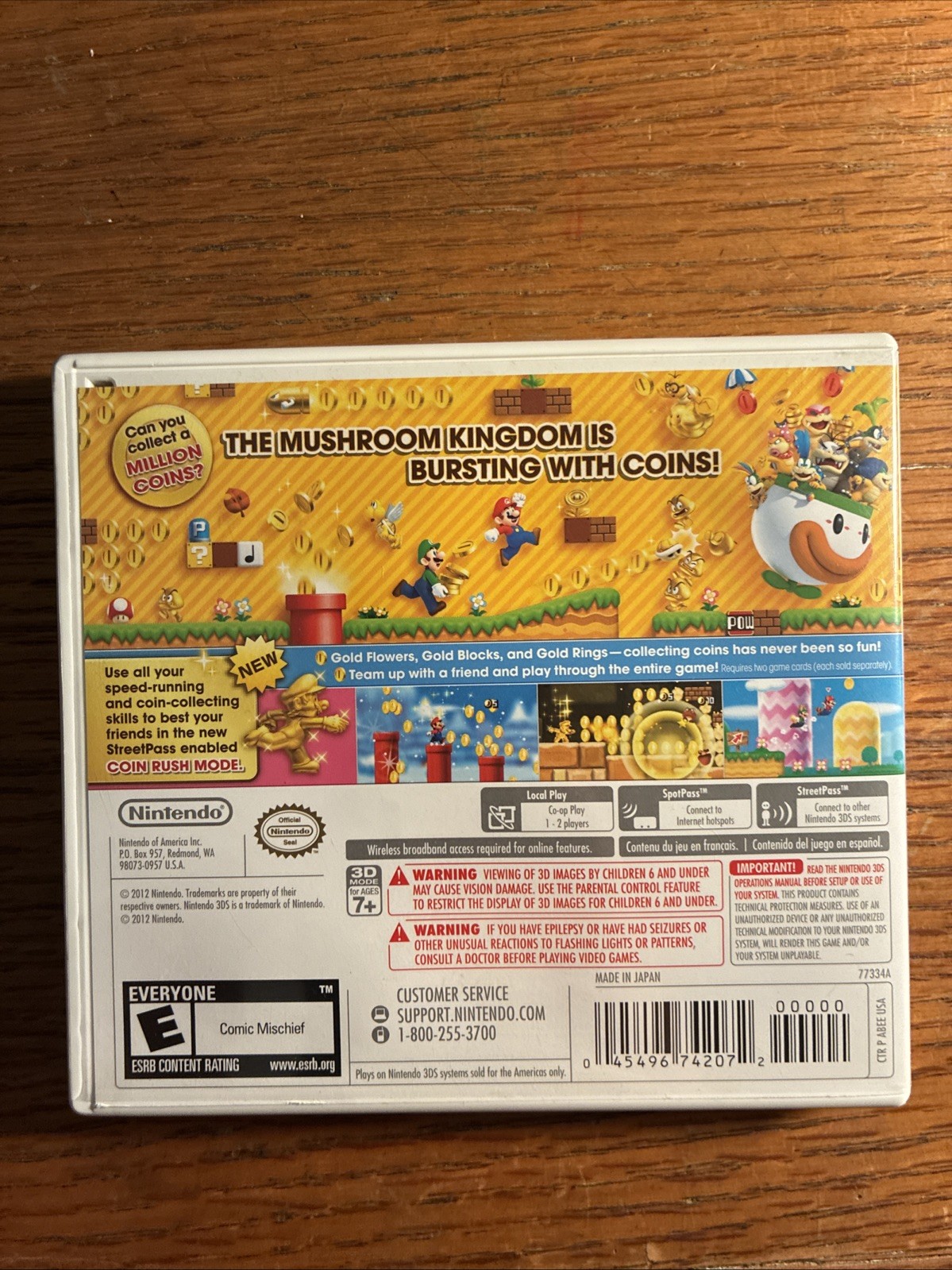 Case and Manual Only NO GAME New Super Mario Bros 2 Nintendo 3DS Authentic