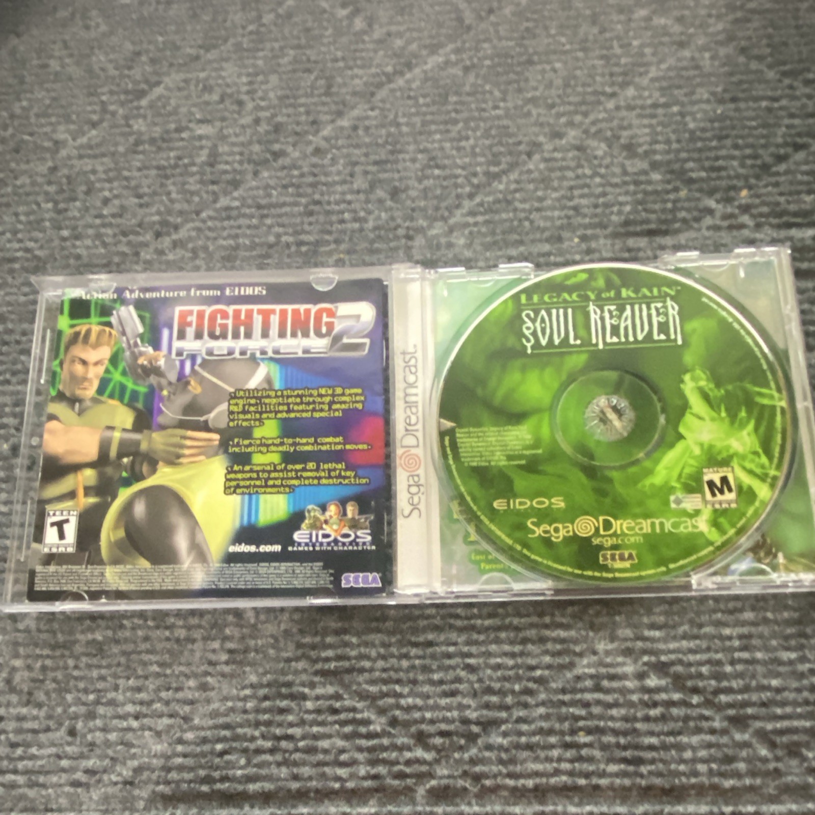 Eidos Legacy of Kain: Soul Reaver Sega Dreamcast Complete Case Disc Manual
