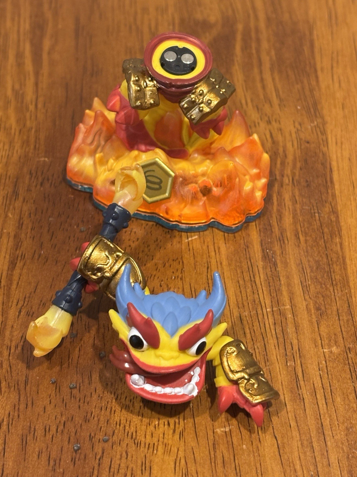 Skylanders Swap Force FIRE KRAKEN 2013 Blue Base 84799888 Swappable Figure
