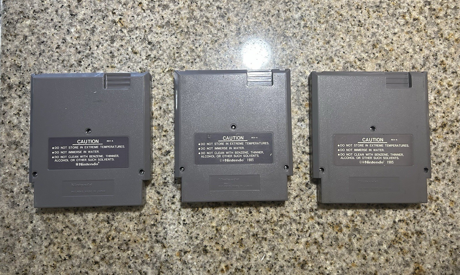 Nintendo NES Lot of 3 Games Nintendo Entertainment System 1989