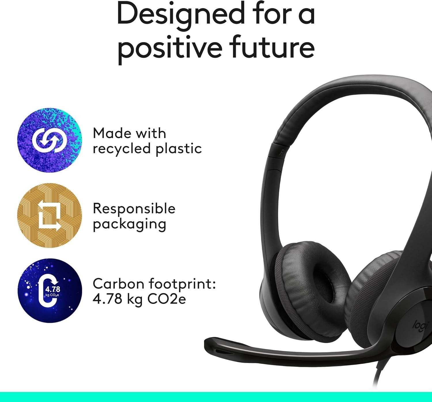 H391 USB-C Wired Headset: Noise-Canceling, Comfortable, for PC & Chromebook