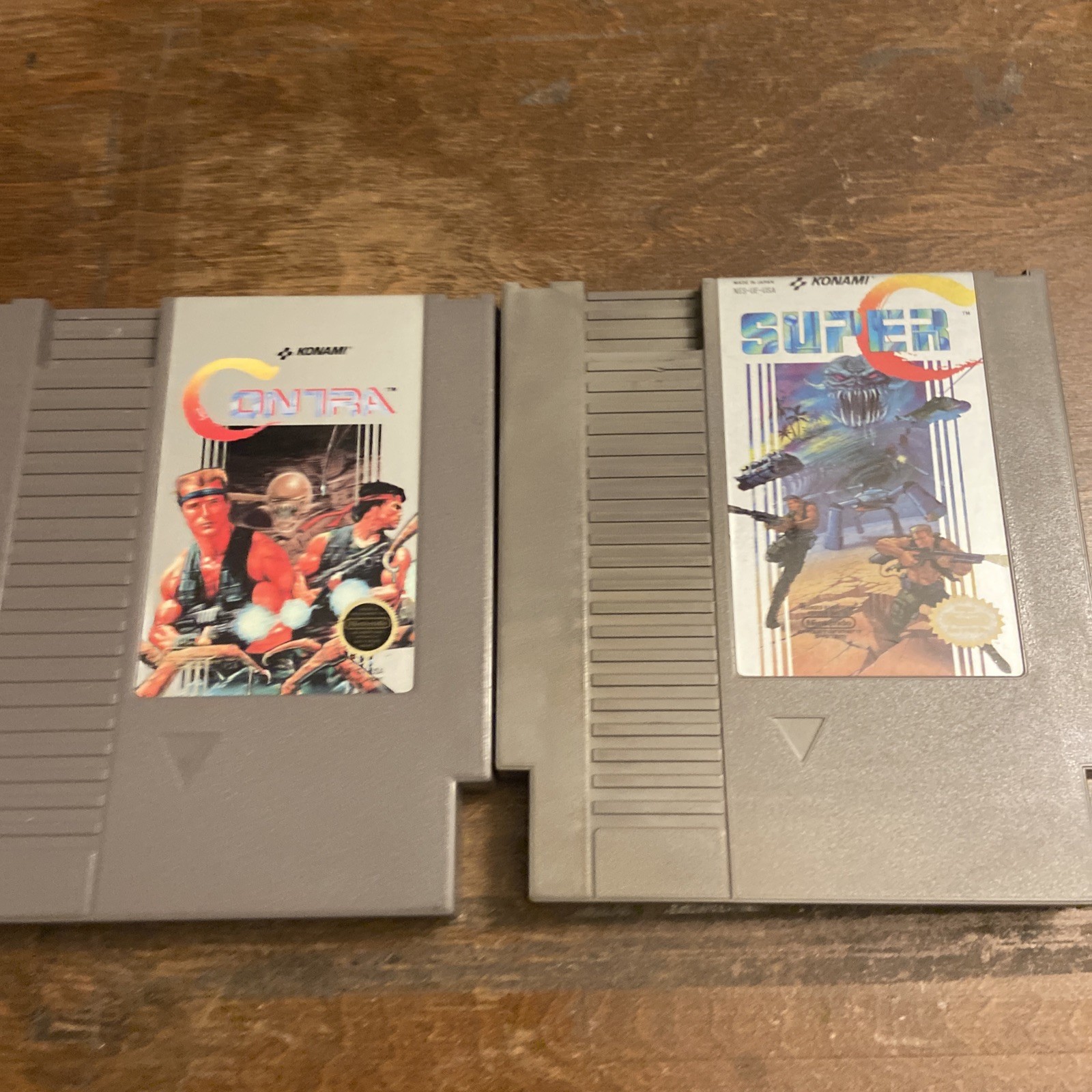 Contra & Super C Nintendo NES