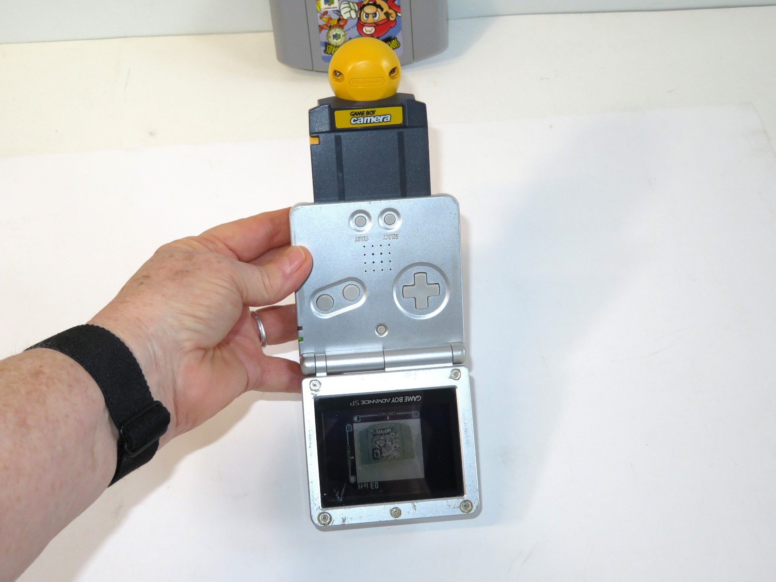 Authentic Yellow NINTENDO Game Boy Camera Model MGB-006 TESTED WORKING