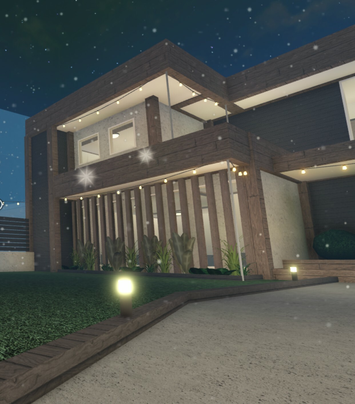 Custom Bloxburg House Interior and Exterior :) (READ DESCRIPTION)