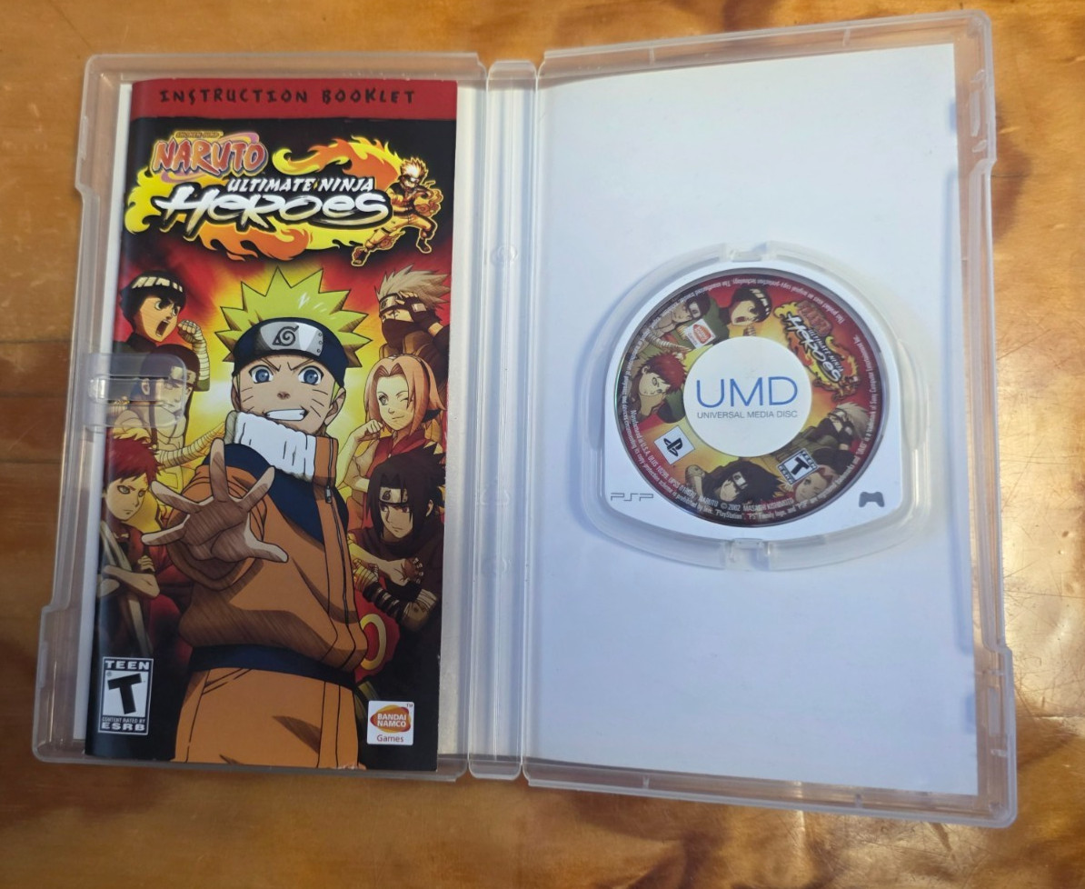 Naruto: Ultimate Ninja Heroes – Sony PSP, CIB Complete