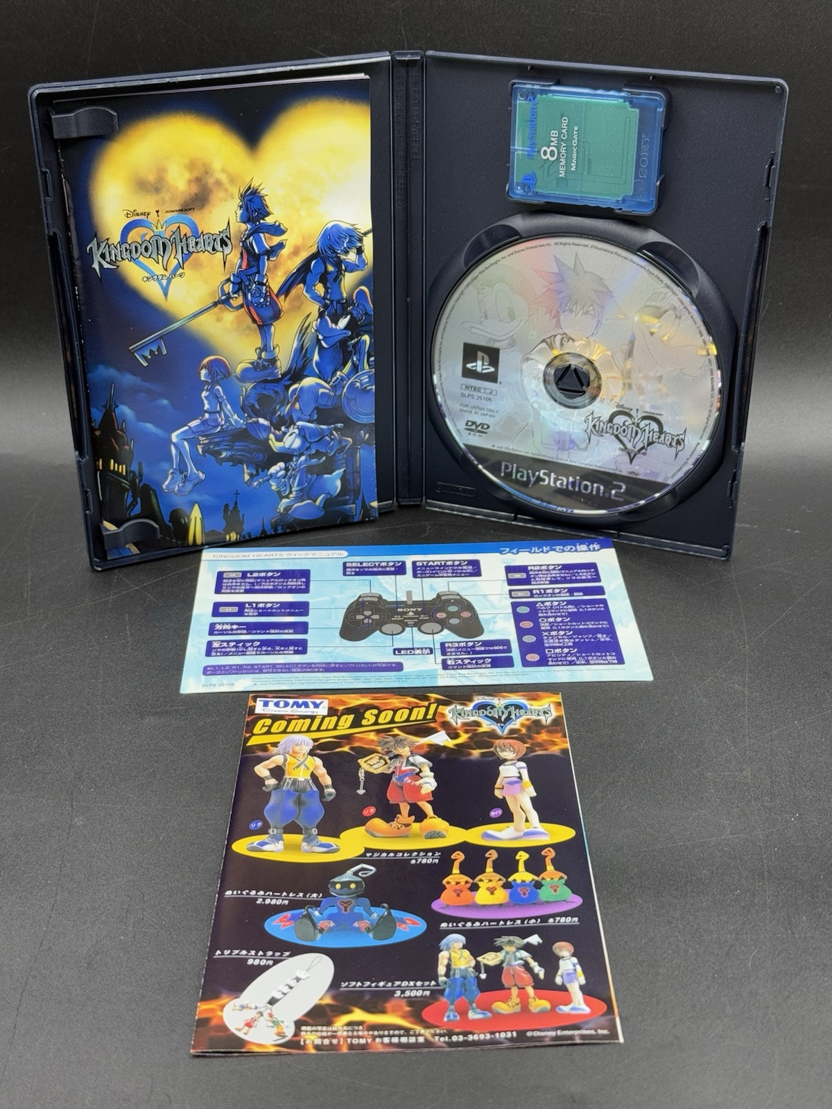 Kingdom Hearts 1 JPN Playstation 2 PS2 Japan Import US Seller CIB GEM MINT Clean