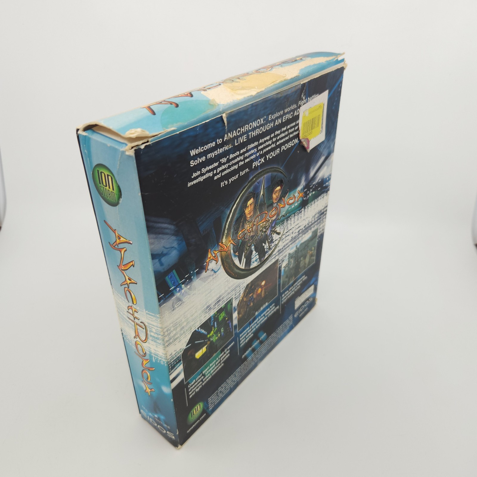 Anachronox – Big Box – PC Game – Complete CIB + Original Receipt – 2001 – EIDOS