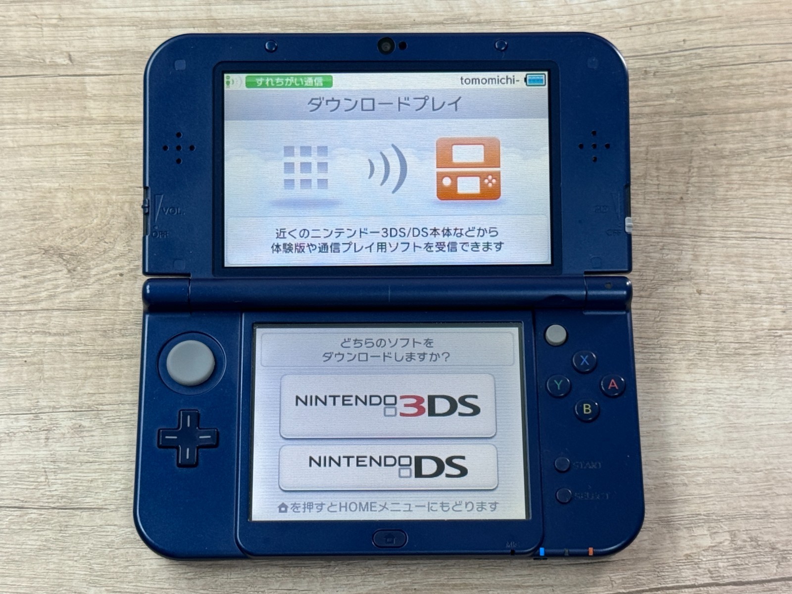 RANK A Nintendo New 3DS XL Metallic Blue Console Tested Japan ver D4228