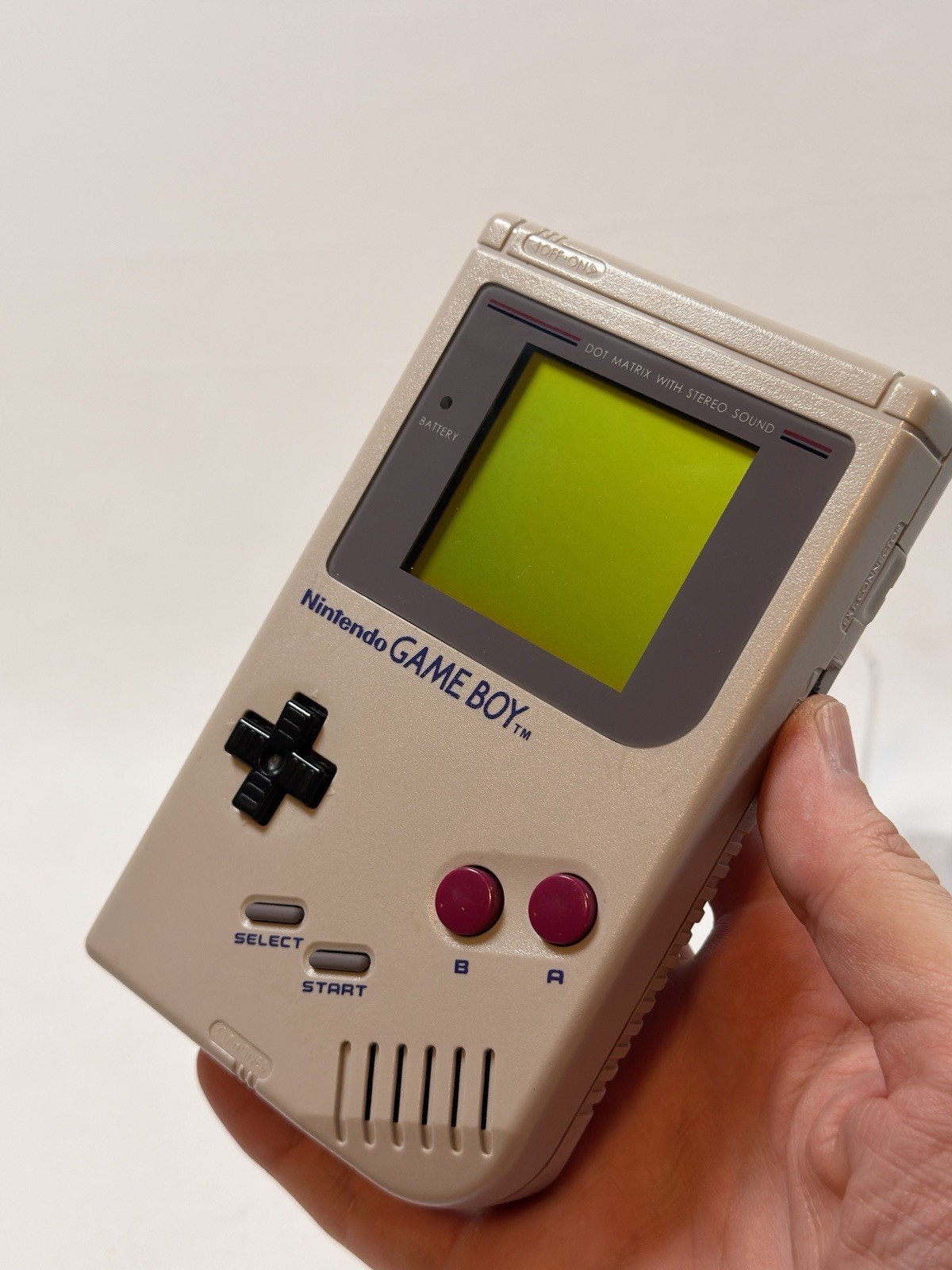 Nintendo Game Boy/Gameboy DMG Gray – Great Condition w/Working Light Boy – Nice!