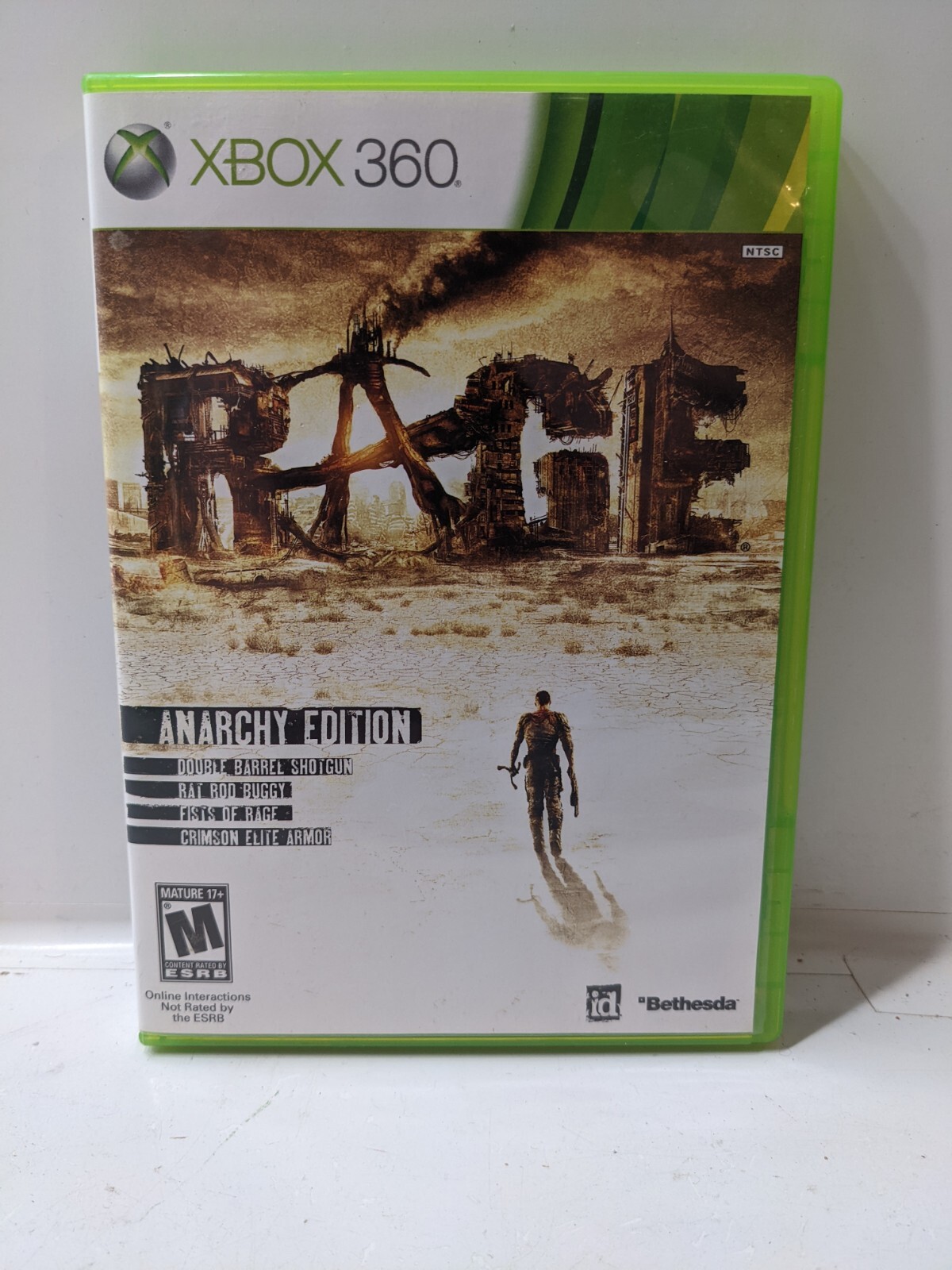 XBOX 360 RAGE VIDEO GAME – COMPLETE – CIB