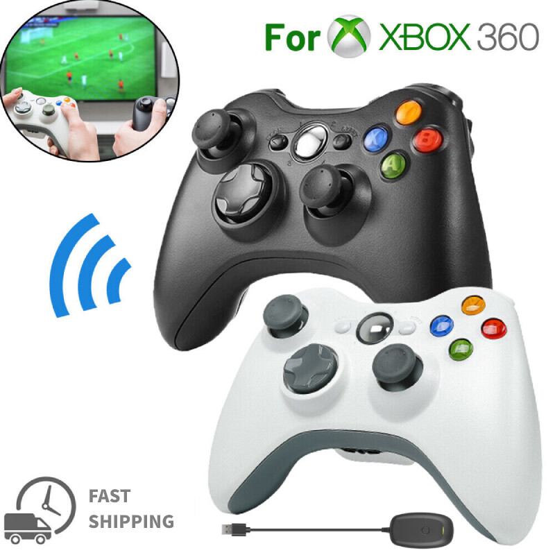Wireless Controller For Microsoft Xbox 360/ 360Slim/ 360E for Windows 11/10/8/7
