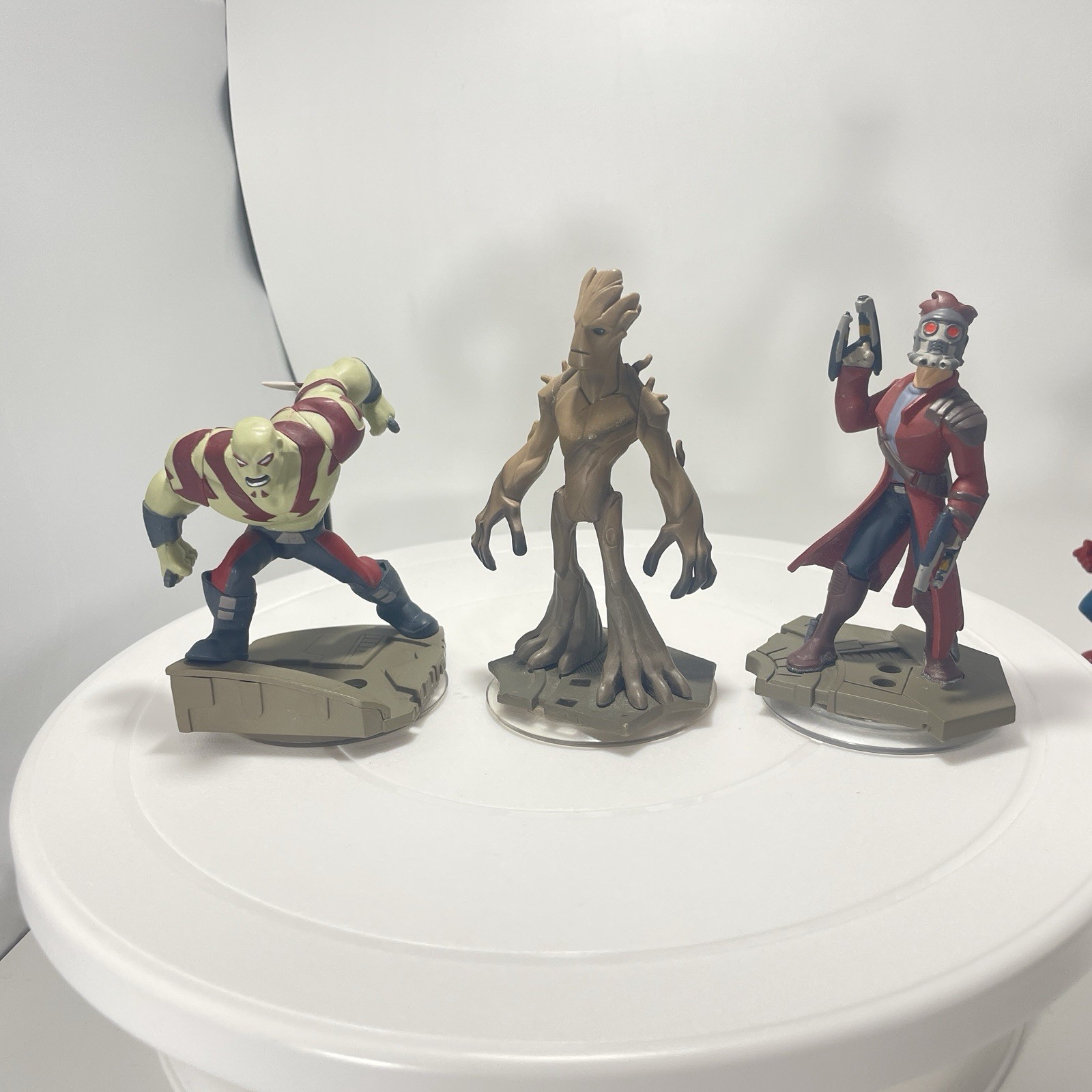 Disney Infinity 2.0 Marvel Figures & Power Discs Lot Hulk Groot Captain America